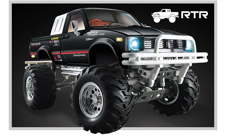 1: 10 Four-Wheel Drive Pickup Truck RC Simulation Climbing Car