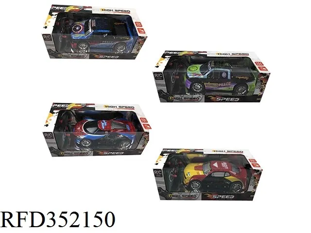 1: 16 4channel RC Vehicle Toy Remote Control Car 5D Lighting