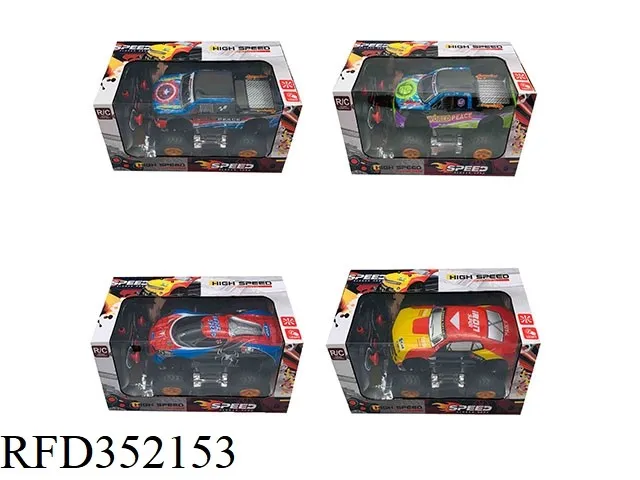 1: 16 4channel RC Vehicle Toy Remote Control Car 5D Lighting