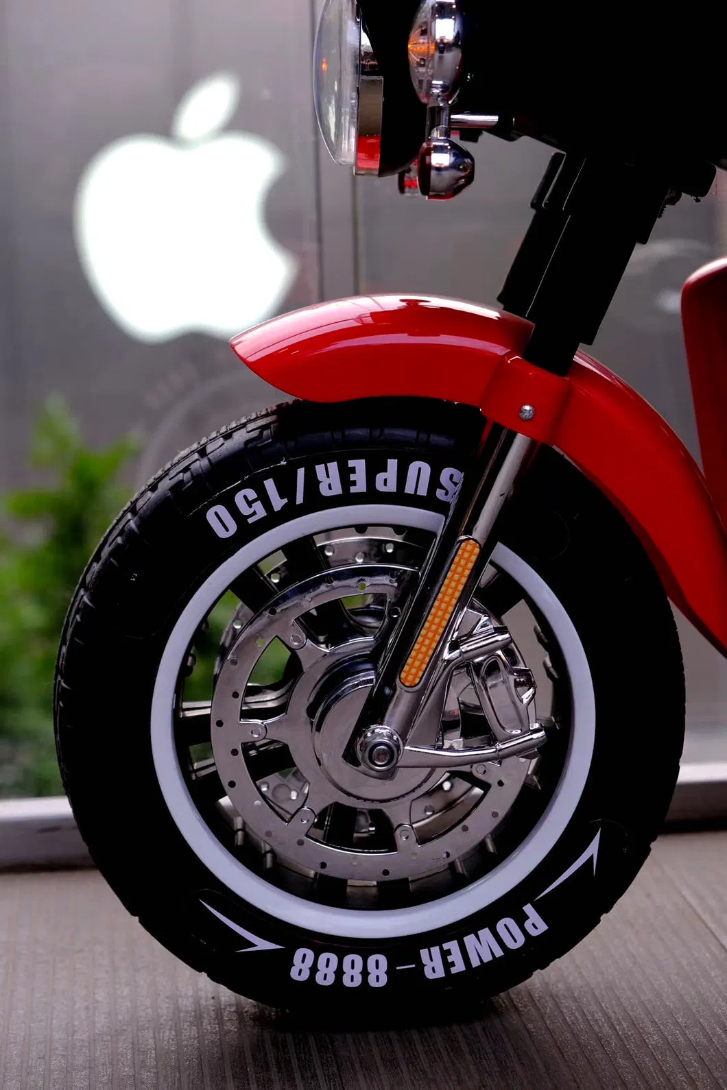 12V Children Ride on Motorcycle with Battery 3 Wheel Big Size Kids B/O Toy Car with Key