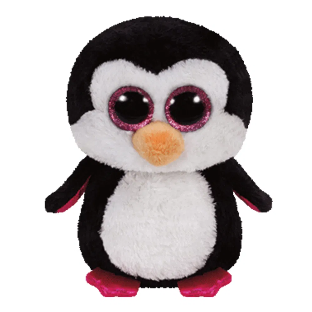 15cm Paddles The Penguin Pink Plush Regular Soft Big-Eyed Stuffed Animal Toy