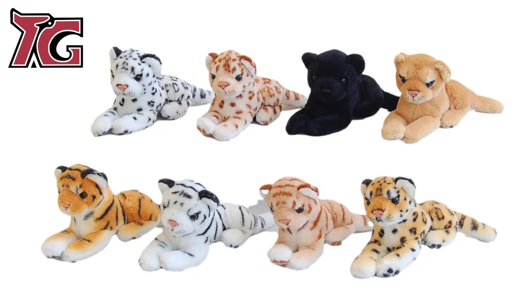 16cm Soft Lying Stuffed Jungle Baby Soft Animals Plush Toy