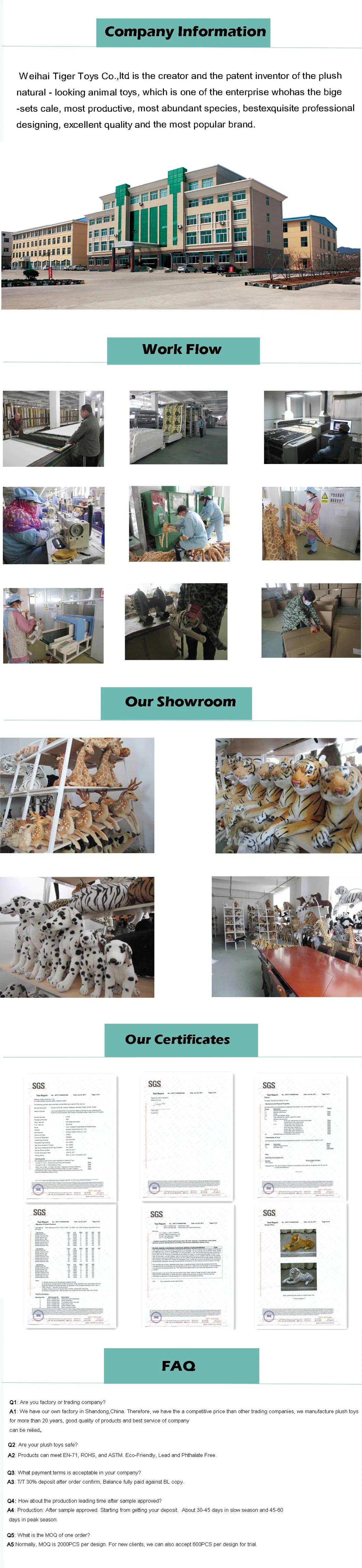 16cm Soft Lying Stuffed Jungle Baby Soft Animals Plush Toy