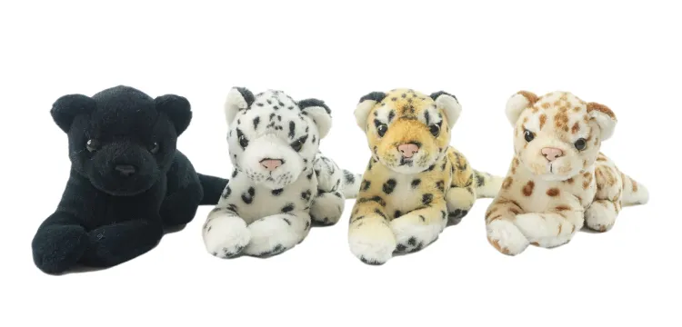 16cm Soft Lying Stuffed Jungle Baby Soft Animals Plush Toy