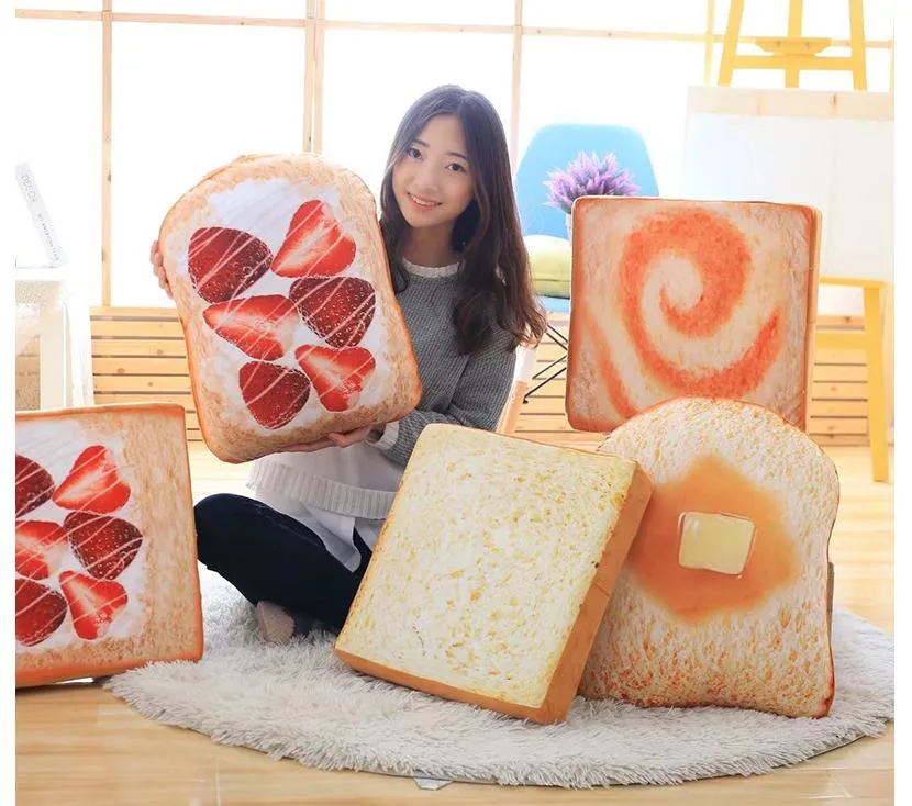 18cm Emulation Bread Toast Plush Doll