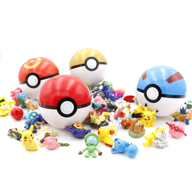1PCS Pokeball Kids Action Figures Toys Children Birthday Gift Collection Toys