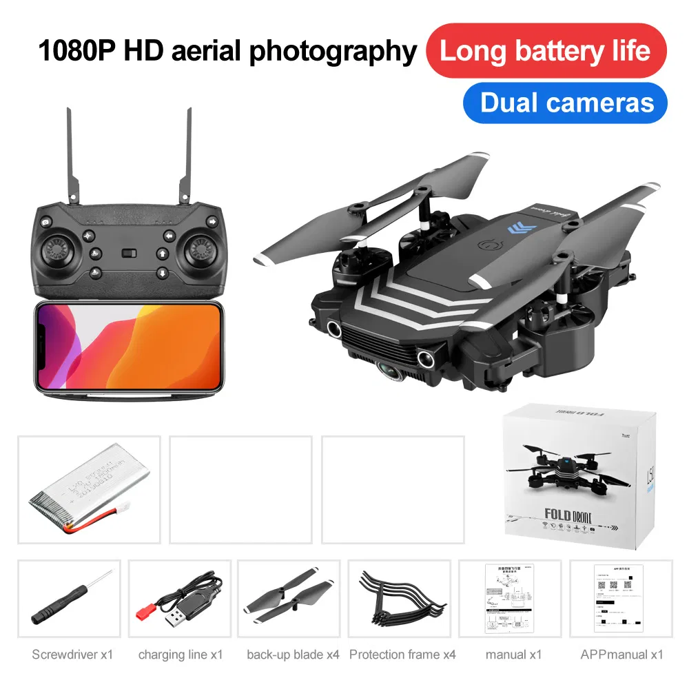 2.4G 4-Channel Flod RC Quadcopter Remote Control Drone for Kids (LS11-1080P-Box)