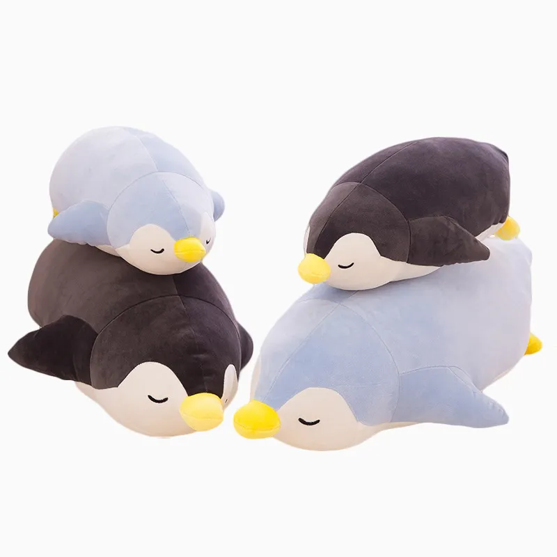 2 Colors Lying Penguin Plush Toy Pillow