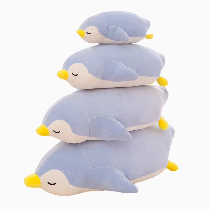 2 Colors Lying Penguin Plush Toy Pillow