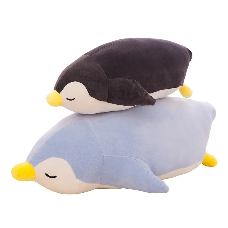 2 Colors Lying Penguin Plush Toy Pillow
