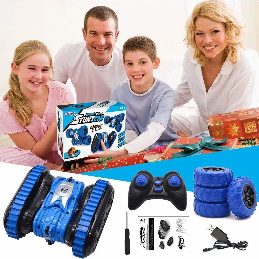 2 in 1 Two Tire Conversion 4WD RC Stunt Car Amazon Best Seller