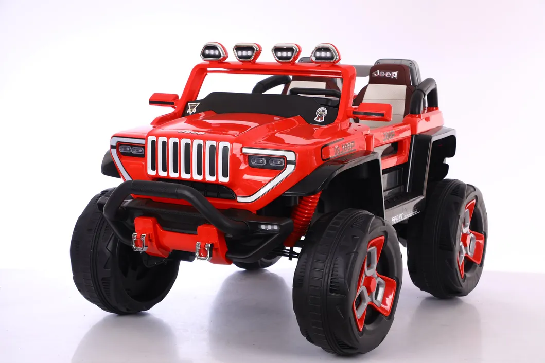 2020 Big Jeep Battery Double Seat RC Baby Kids Battery Ride on Car Electric Vehicle