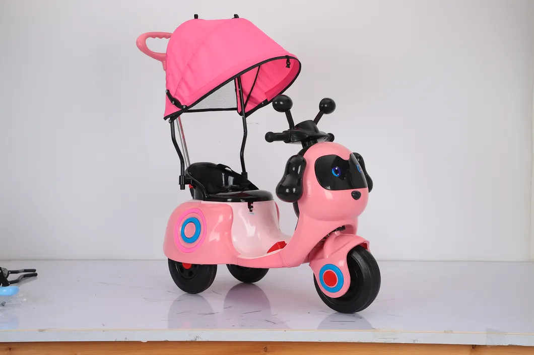 2020 The Latest Children′s Electric Bicycle Baby Electric Toy Motorcycle Can Ride and Sit in The Baby Carriage