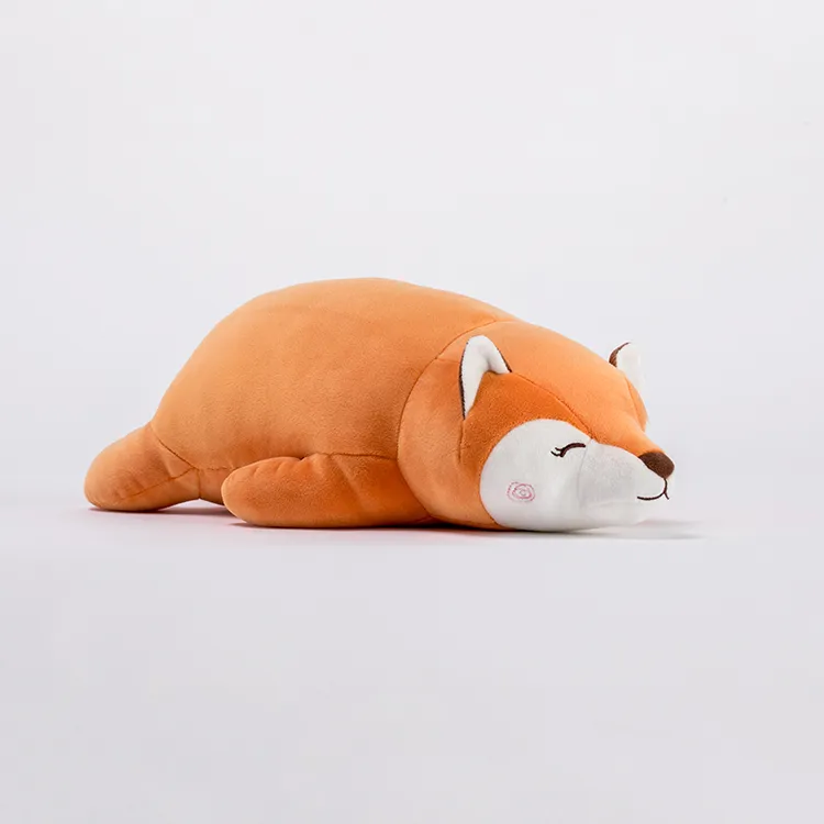 2021 Beautiful Custom Funny Stuffed Long-Faced Plush Kinitted Fox Toy