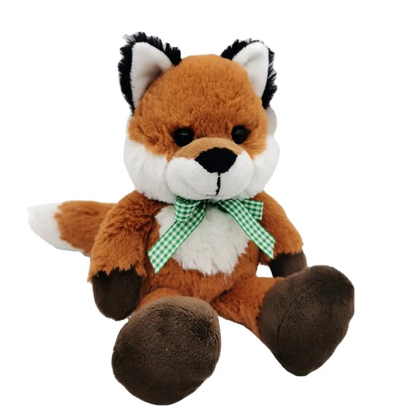 2021 Beautiful Custom Funny Stuffed Long-Faced Plush Kinitted Fox Toy