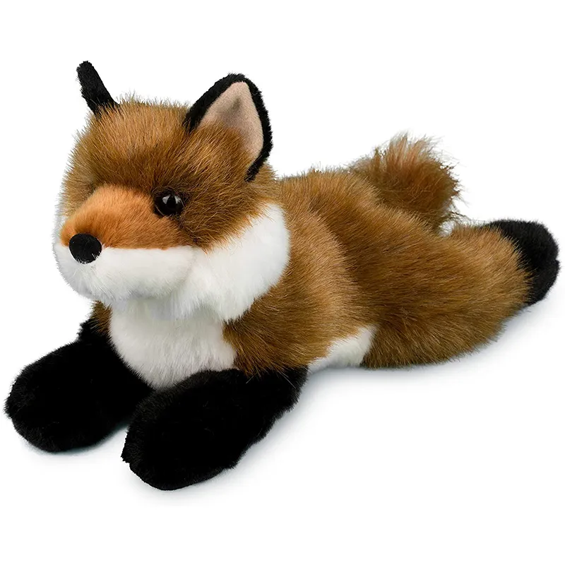 2021 Factory Wholesale 25cm Zoo Wild Animal Mascot Toys Souvenir Custom Soft Stuffed Animal Plush Fox Toy