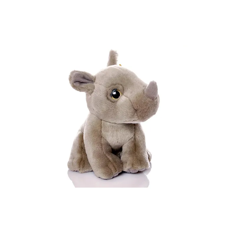 2021 Hot Sale Make Design Your Own Soft Animal Doll Custom Stuffed Rhinoceros Plush Toy