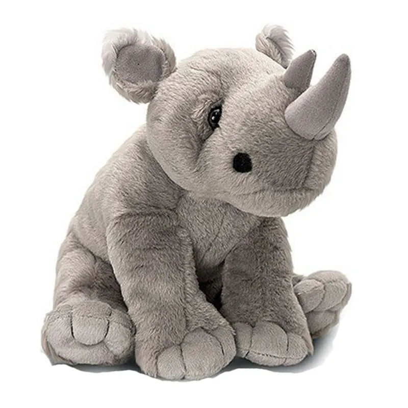 2021 Hot Sale Make Design Your Own Soft Animal Doll Custom Stuffed Rhinoceros Plush Toy