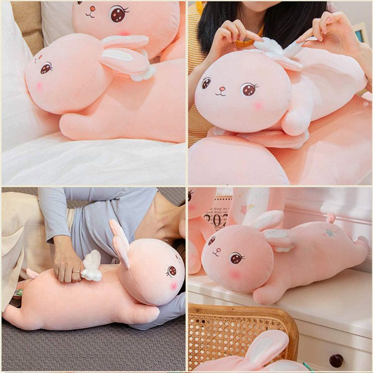 2021 Hot Sell Cute Rabbit Plush Toy Doll, Rabbit Gift for Girlfriend
