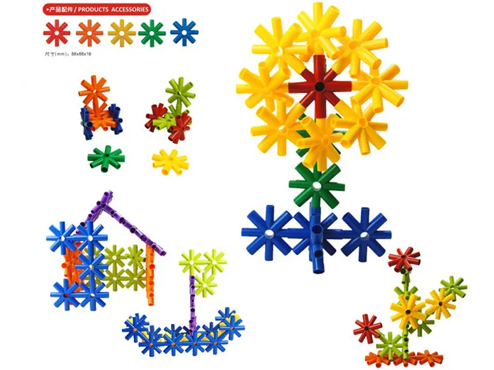 2021 Latest Toddler Plastic Tabletop Toys Building Blocks