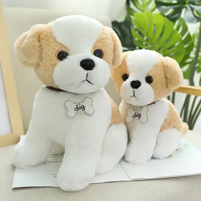 22-40cm Soft Stuffed Plush Baby Toy Lovely Realistic Dog for Baby Mate