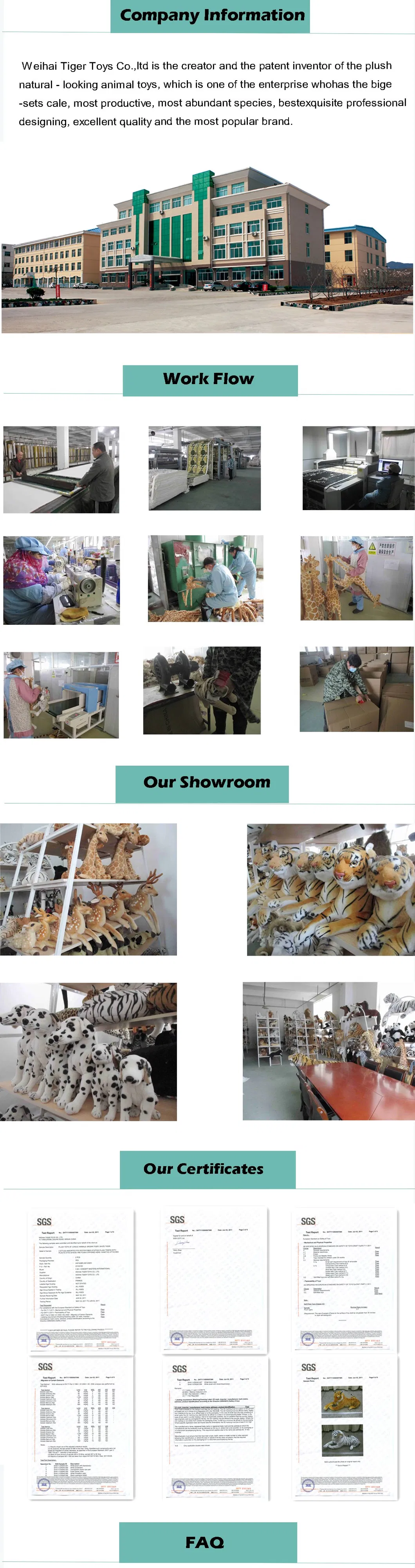 35cm Baby Lying Lioness Products Soft Jungle Animal Plush Toy for Factory