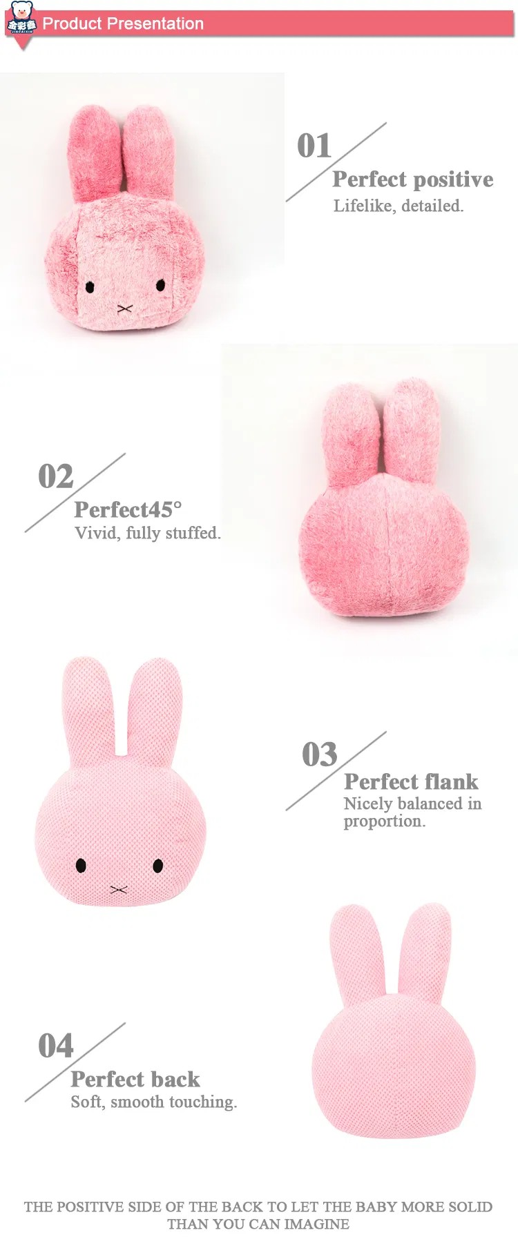 45cm Lying Bear Super Soft Plush Squishy Pillow Animal