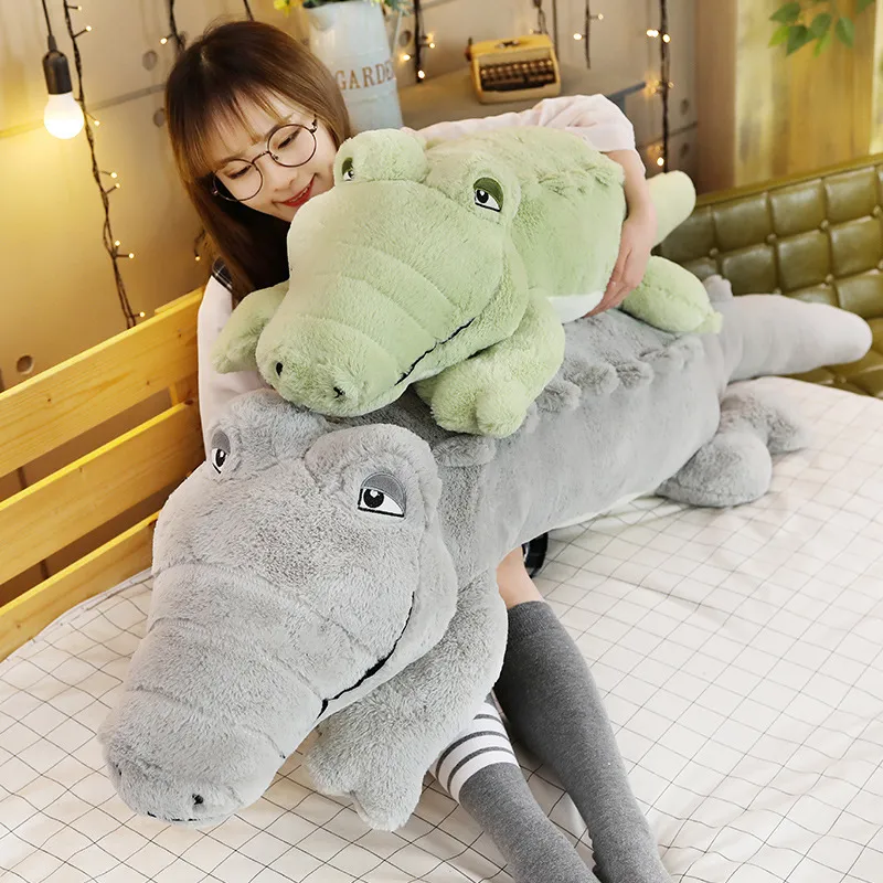 Adorable Alligator Toy Soft Stuff Plush Crocodile Toy for Girlfriends
