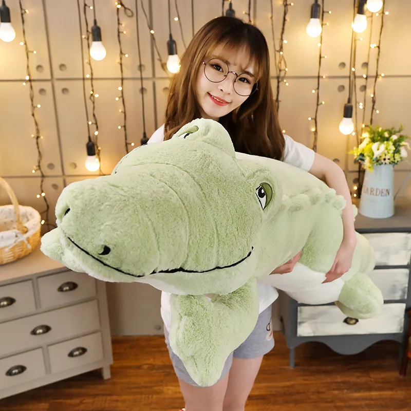 Adorable Alligator Toy Soft Stuff Plush Crocodile Toy for Girlfriends