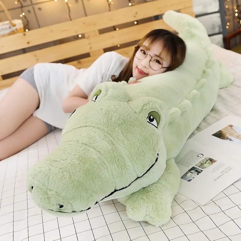 Adorable Alligator Toy Soft Stuff Plush Crocodile Toy for Girlfriends