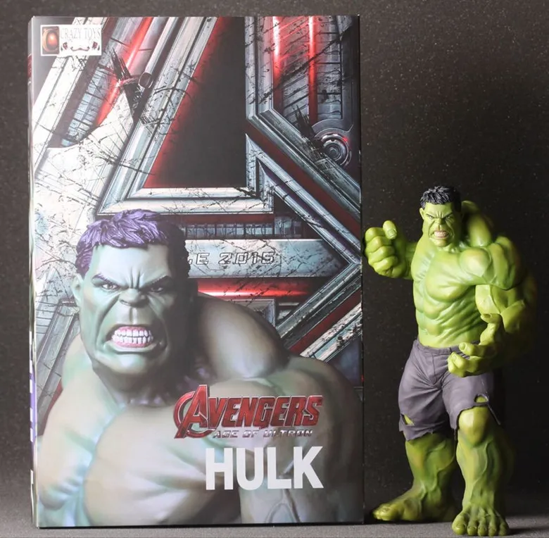 Anime Crazy Avengers 2 Super Hulk Hulk 10 Inch Comic Hero Figure Model