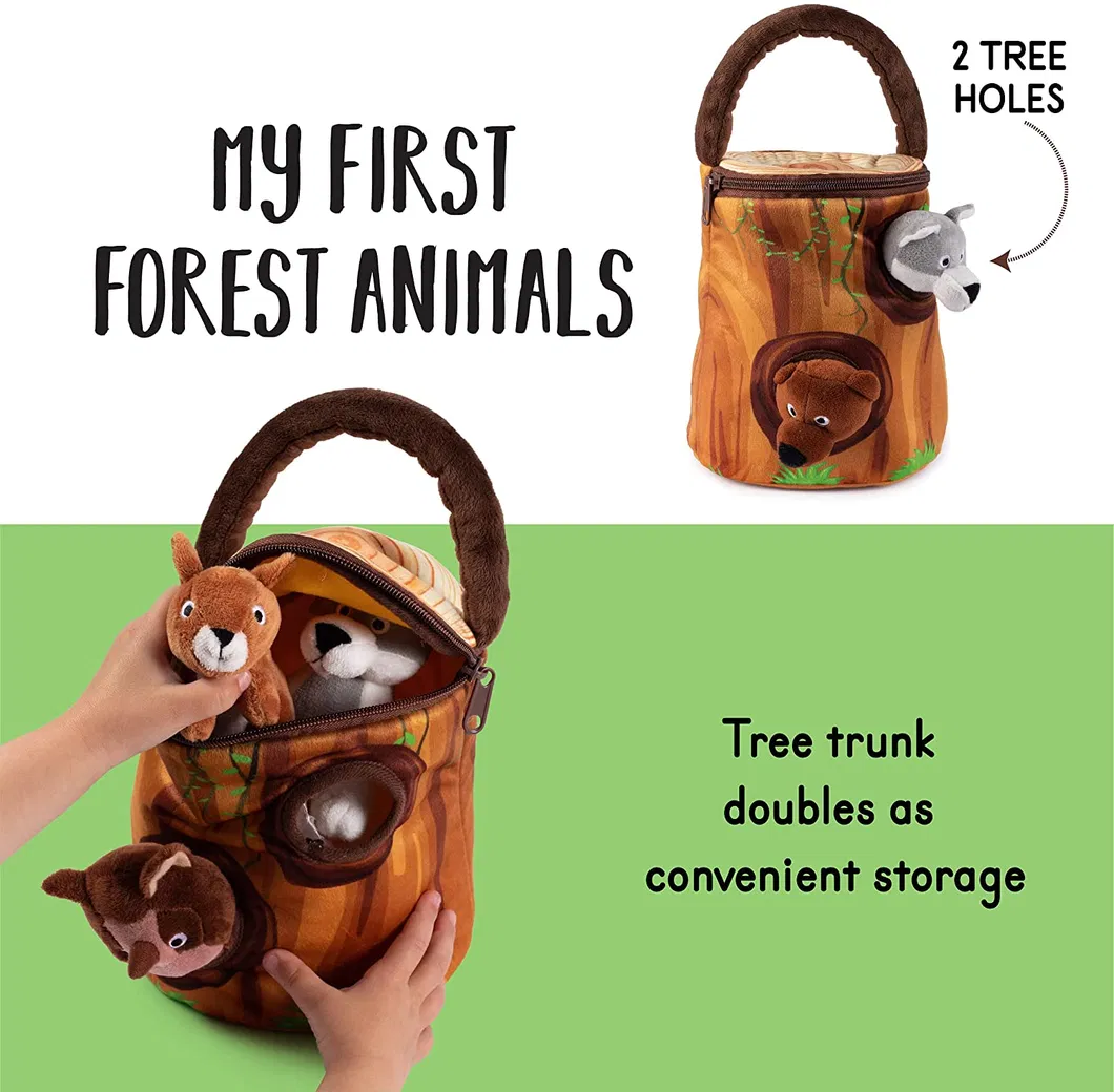 Baby Educational Toys Baby Rattle Rabbit Linen Fabric Bunny