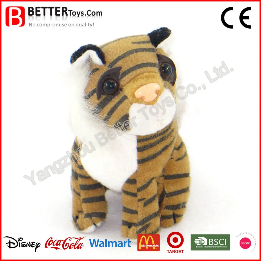 Best Selling Promotion Items Stuffed Animal Soft Sitting Tiger Toy