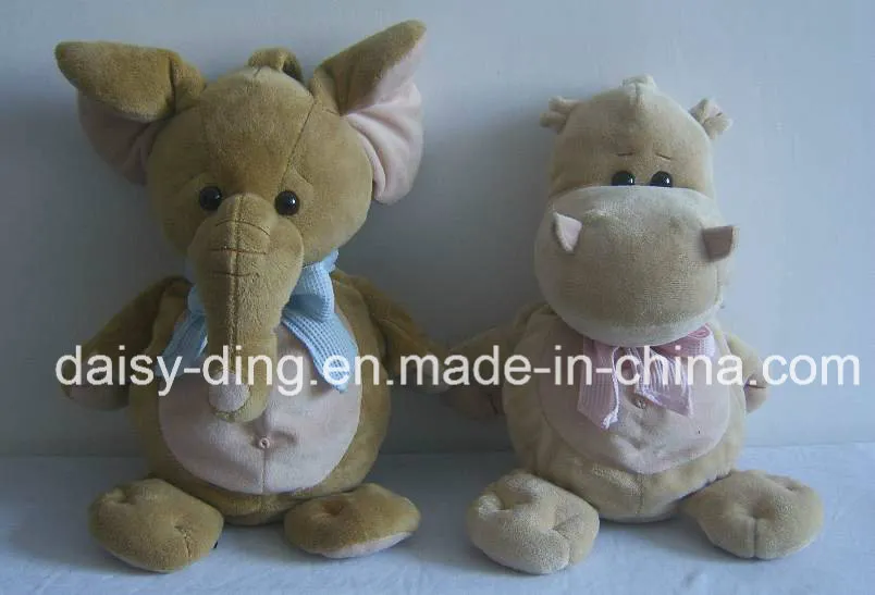 Big Size Lying Plush Hippo