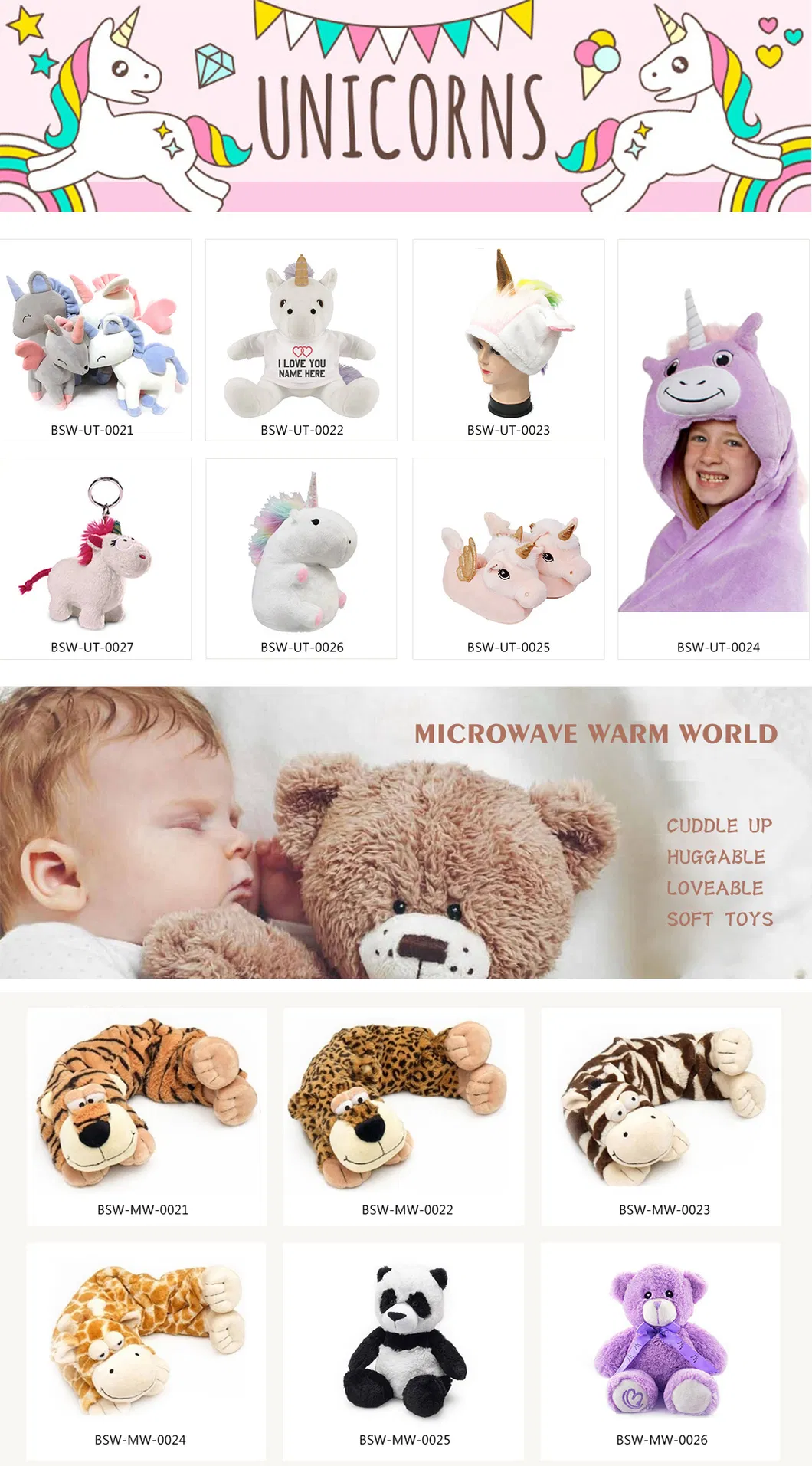 Big Tooth Creative Plush Toy Wild Animals