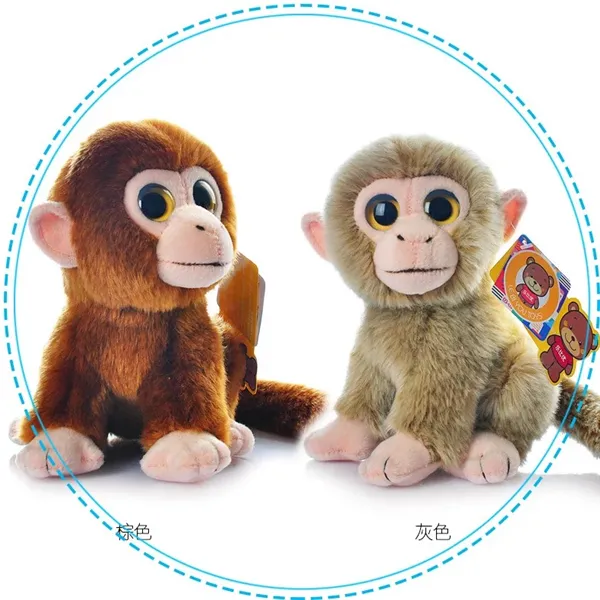 Ce Certificated Custom Realistic Stuffed Animals Monkey Christmas Gift Toy