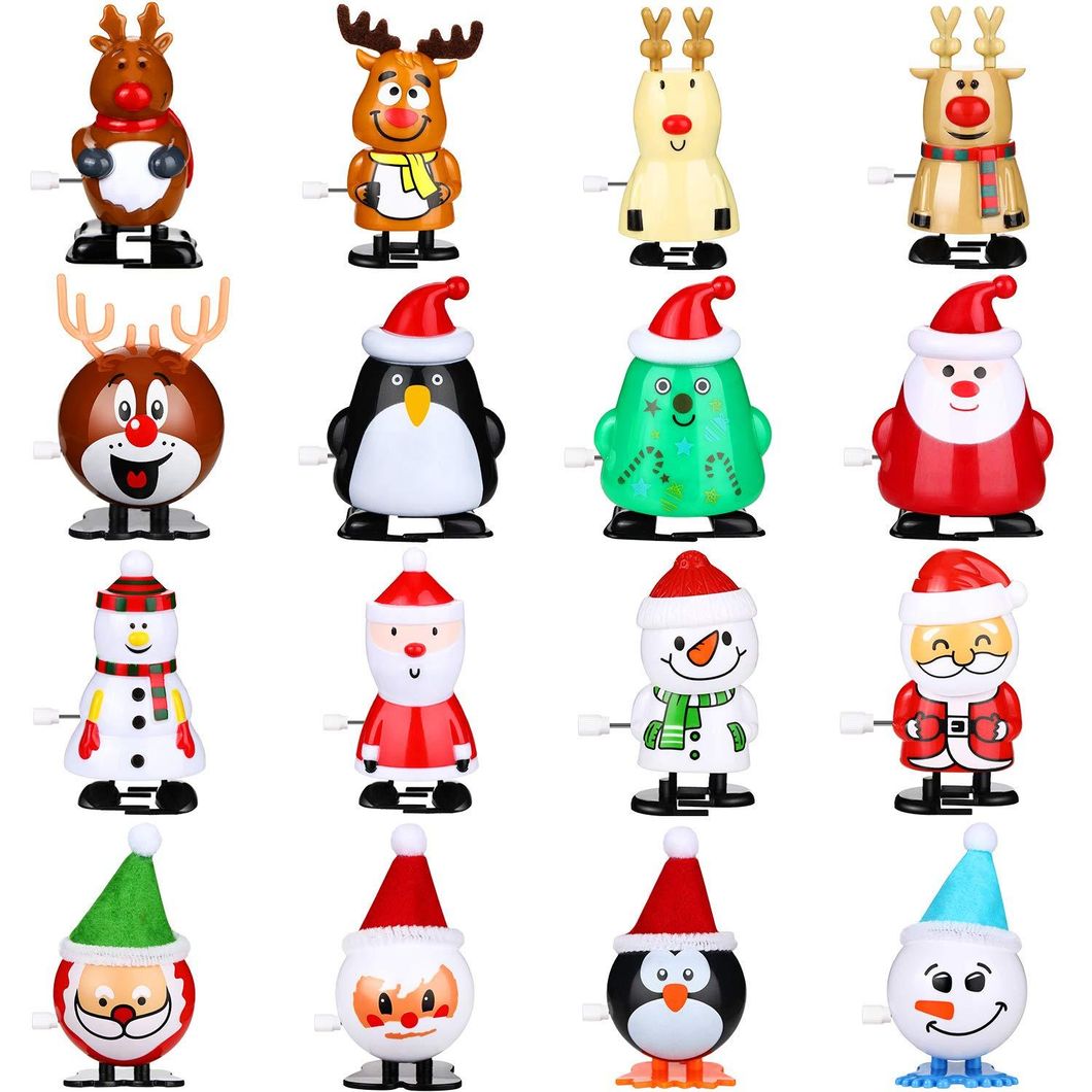 Cheap Price High Quality Custom Funny Christmas Clockwork Plastic Toys