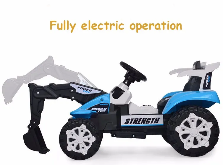 Child Ride on Car Excavator Toy Mini Electric Car/ Kids Excavator