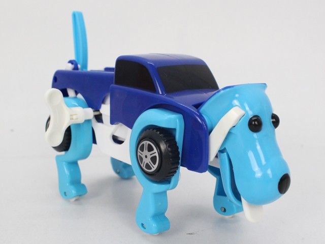 Cool Automatic Transform Dog Car Vehicle Clockwork Wind up Toy