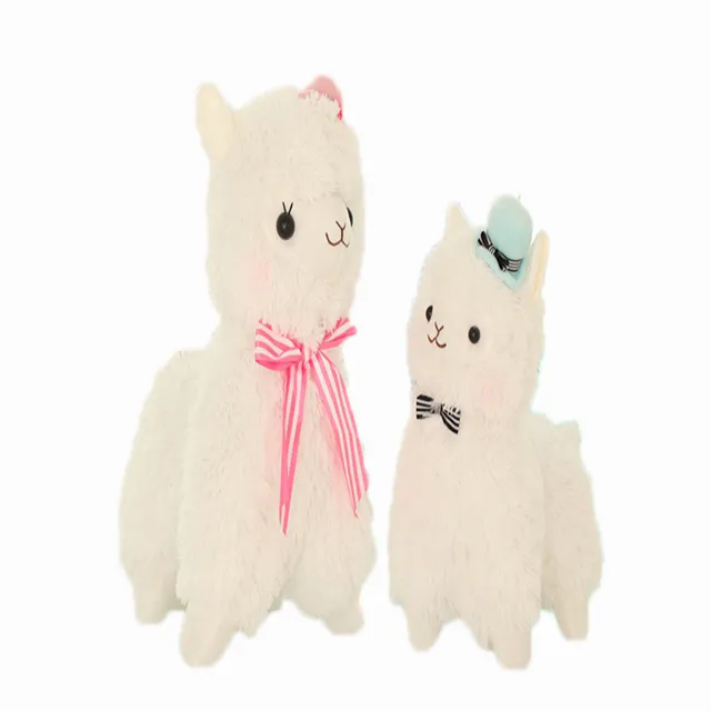Cream Stuffed Alpaca Soft Plush Toys