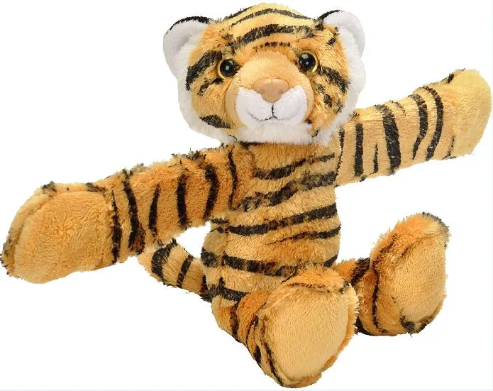 Creative Slap Bracelet Plush Toy Promotional Sloth Huggers Stuffed Animal Tiger Plush Toy