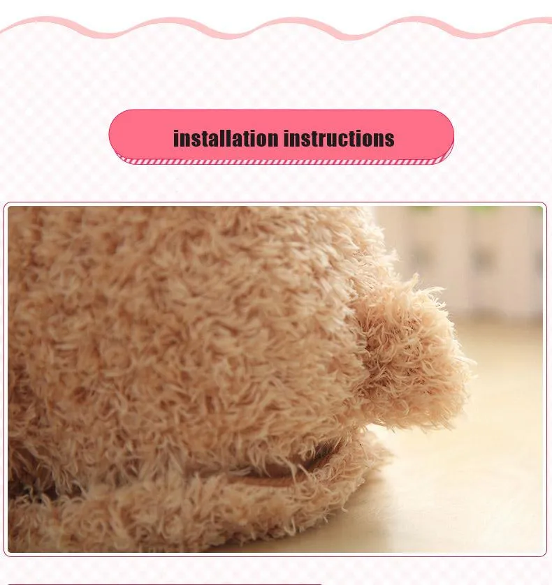Custom Aliexpress and Amazon Peekaboo Teddy Bears Talking Plush Toys Make Game Peek-a-Boo Dolls