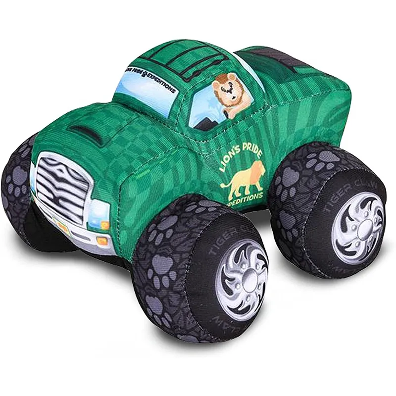 Custom Creativity Soft and Cuddly Plush Monster Truck Big Stuffed Cool Animal Themed Design Children Birthday Gift Plush Toys