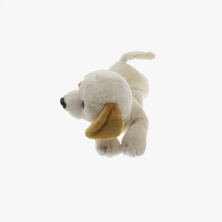 Custom Cute Plush Lying Dog Baby Soft Plush Dog Sleeping Stuffed Animals Toys Stuffed Plush Dog Brown