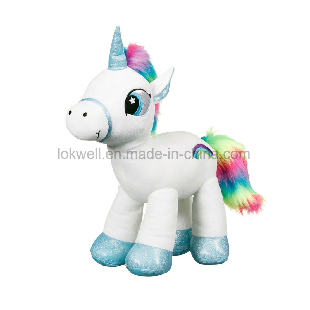 Custom Made Soft Plush Toys New Design Brony Pony with Poker Plushie