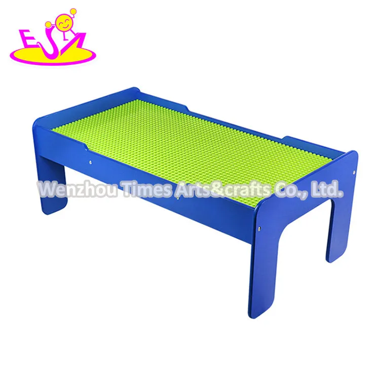 Customize Kids Wooden Building Activity Table for Wholesale W08g296