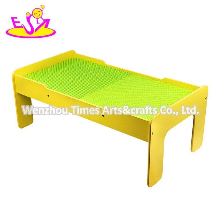 Customize Kids Wooden Building Activity Table for Wholesale W08g296