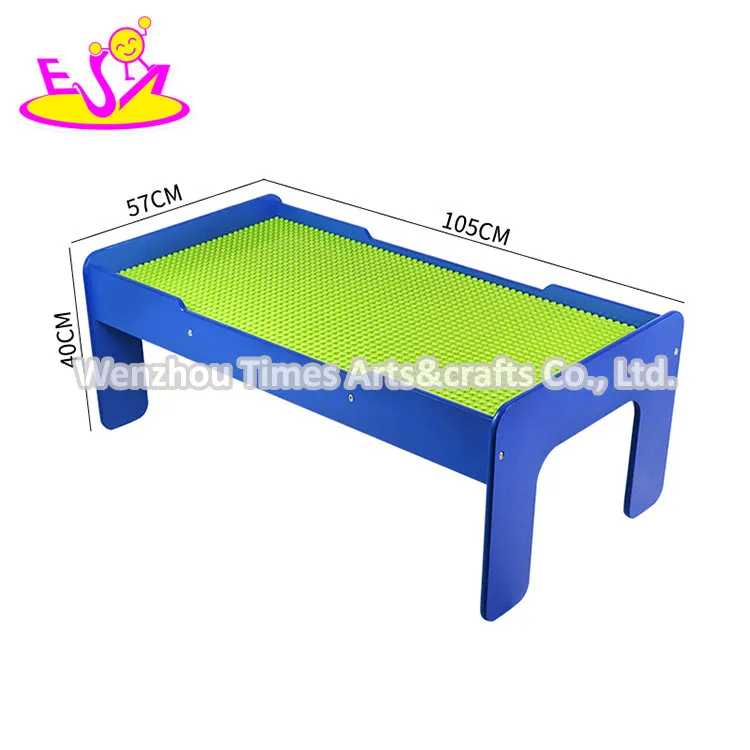 Customize Kids Wooden Building Activity Table for Wholesale W08g296