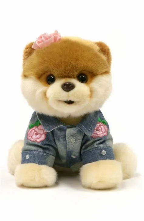 Cutest Puppy Dog with Earmuffs Stuffed Animal Dolls