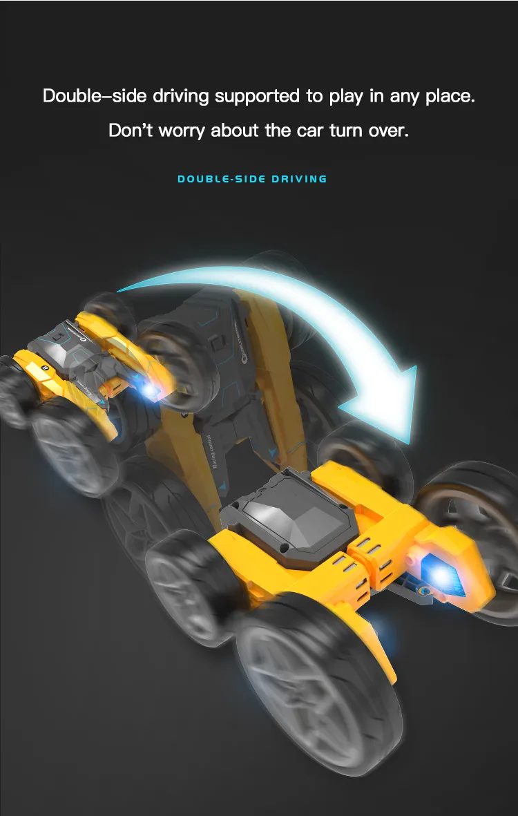 Deformed Remote Control Toy Car with Double-Sided Driving Children′ S Toy RC Car
